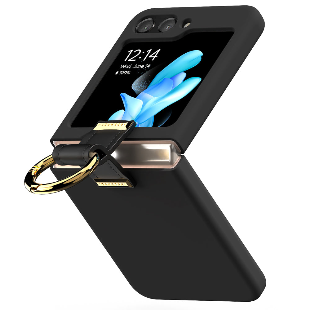 Samsung Galaxy Z Flip 6 Gold Ring Hard Case