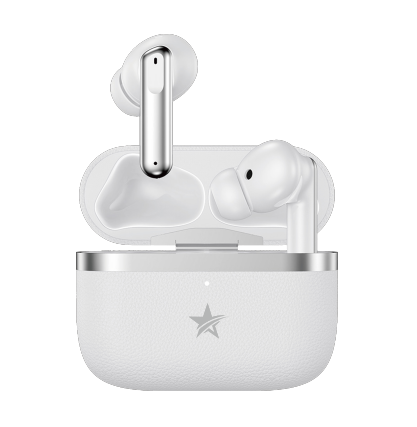Star Sonic Earpods (ENC+ANC+TWS)- White