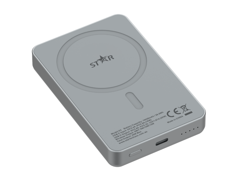 Star Power Bank X5 -10000 mAh+Magsafe-Grey