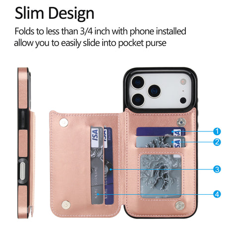 iPhone 17 Pro Max PU Leather Case