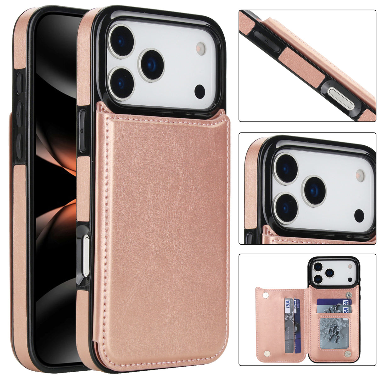iPhone 17 PU Leather Case