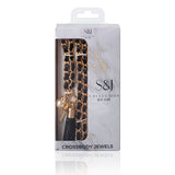 S & J Cross Body Strap -  Leather and Chain