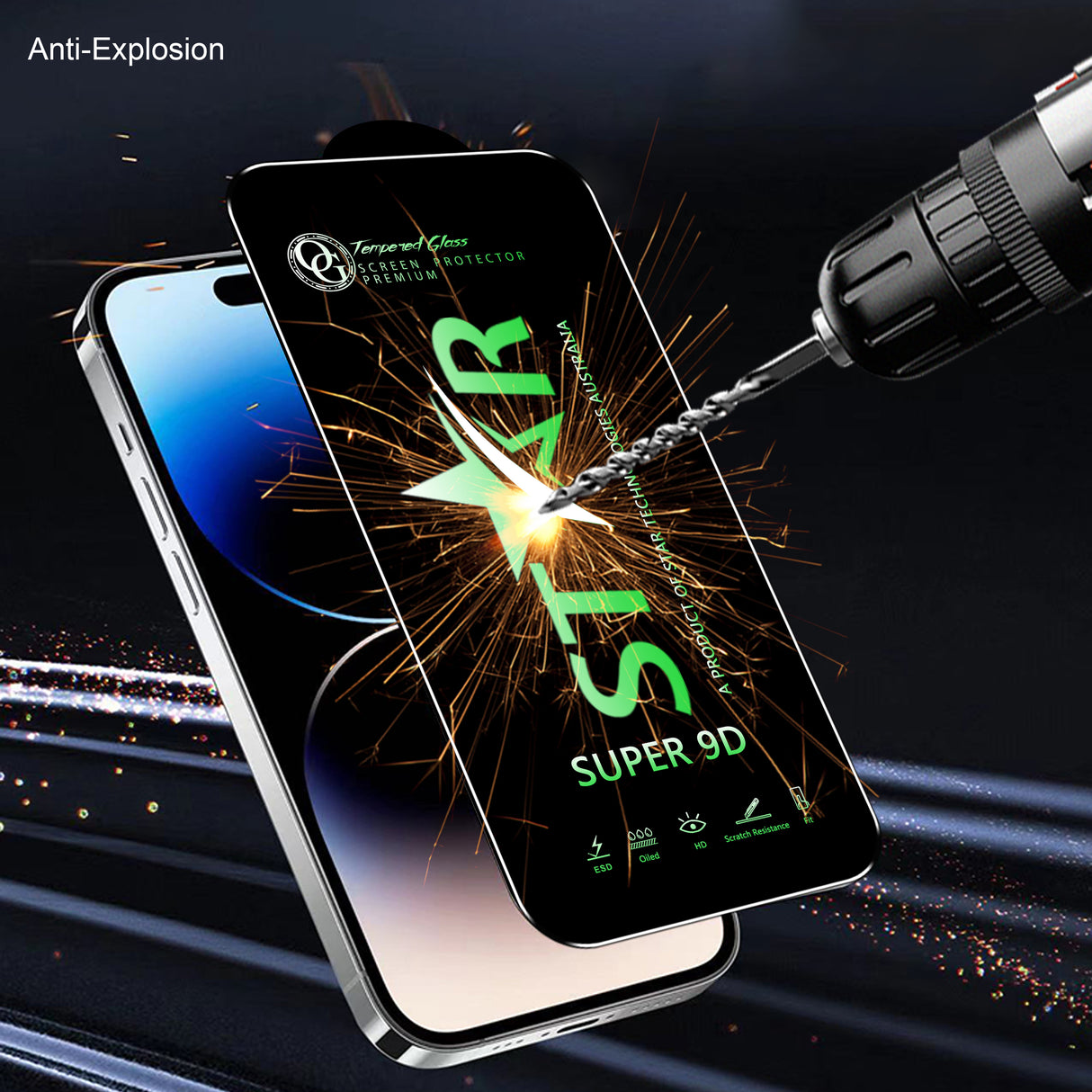 iPhone XS MAX Star 9D Screen Protector