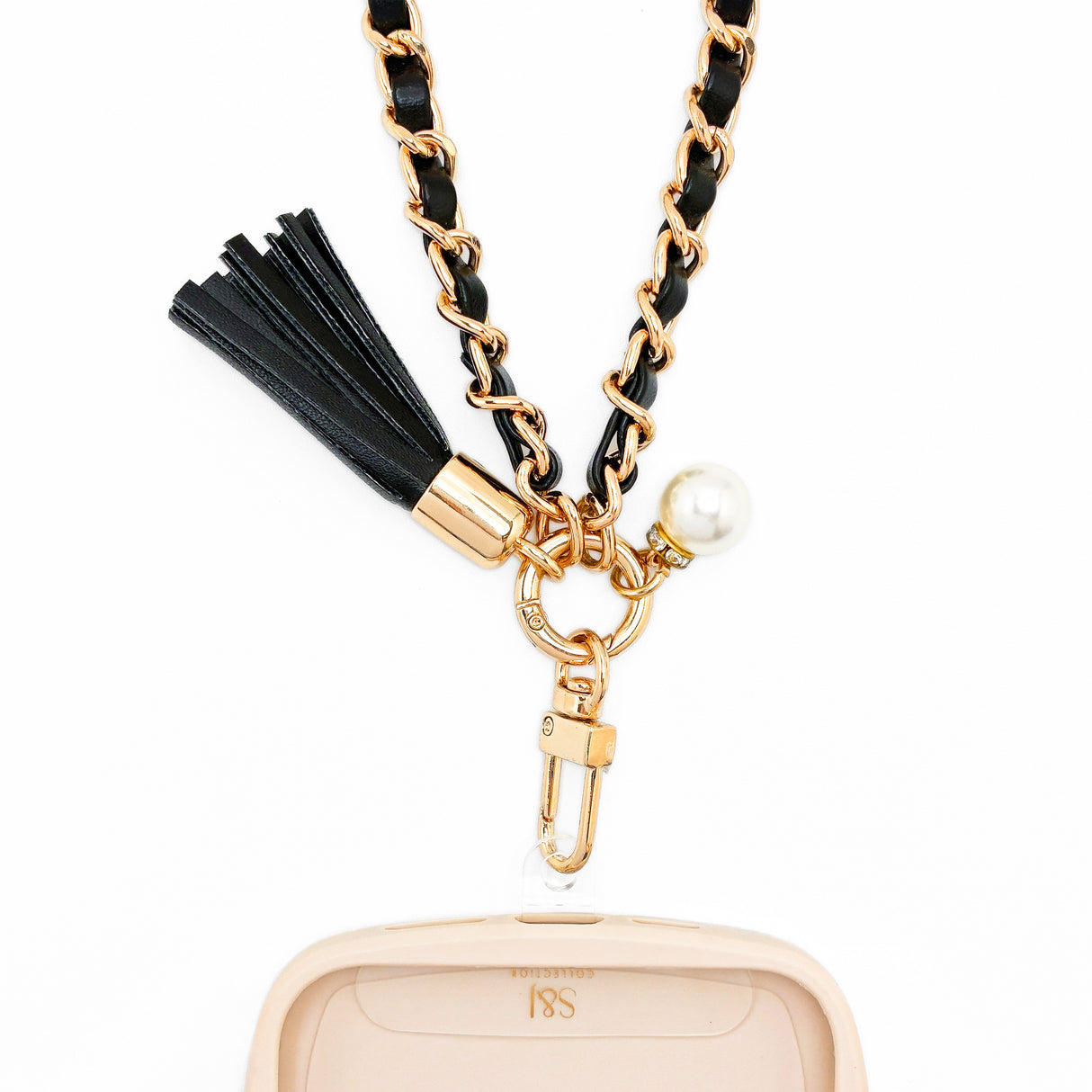 S&J Wristlets Leather & Gold