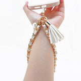S&J Wristlets Leather & Gold