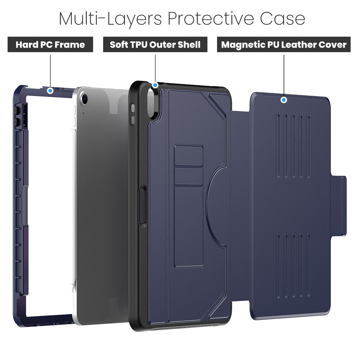 iPad air 13 2024 Business Book Smart Case