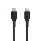 Belkin BoostCharge USB-C to Lightning Braided CableFor Apple devices - Black