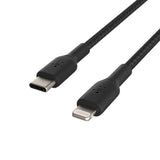 Belkin BoostCharge USB-C to Lightning Braided CableFor Apple devices - Black