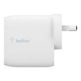 Belkin BOOSTCHARGE Dual USB-A Wall Charger 24WUniversally compatible - White