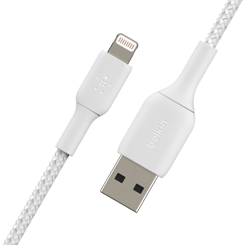Belkin BoostCharge Lightning to USB-A 2M CableFor Apple Devices - White
