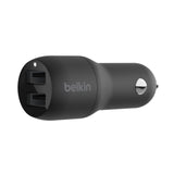 Belkin 24W Car ChargerUniversally compatible - Black