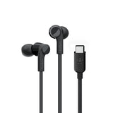 Belkin USB-C IN-EAR HEADPHONE BLACKUniversally compatible - Black