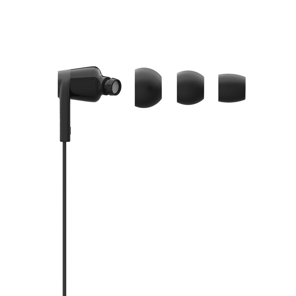 Belkin USB-C IN-EAR HEADPHONE BLACKUniversally compatible - Black