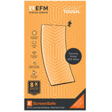 EFM ScreenSafe Film Screen Armour with D3OFor Samsung Galaxy S22 Ultra (6.8) - Clear/Black Frame