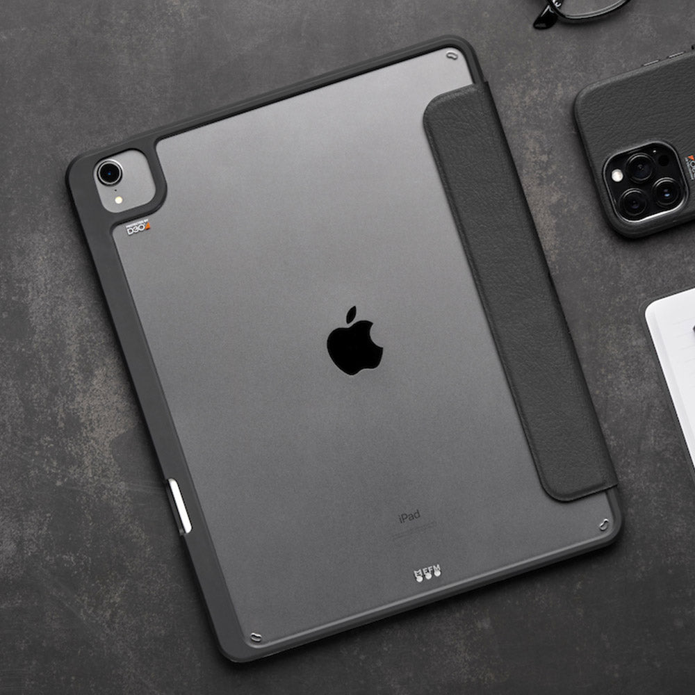 EFM Aspen Folio Case Armour with D3O & ELeatherSuits iPad Pro 12.9 - Black