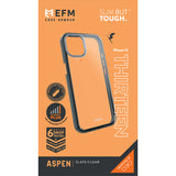 EFM Aspen Case Armour with D3O 5G Signal PlusFor iPhone 13 (6.1") - Slate Clear