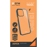 EFM Aspen Case Armour with D3O 5G Signal PlusFor iPhone 13 Pro (6.1" Pro) - Slate Clear