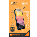 EFM ScreenSafe Glass Screen Armour with D3O  - For iPhone 13 Pro Max (6.7")/iPhone 14 Plus (6.7")