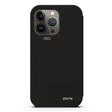 EFM Miami Leather Wallet Case Armour with D3O  - For iPhone 13 Pro Max (6.7") - Smoke Black