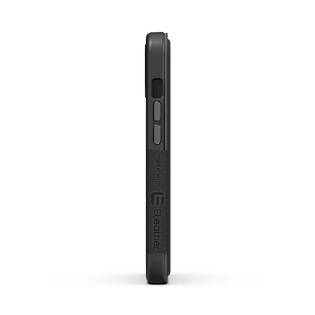 EFM Monaco Leather Wallet Case Armour with D3O 5G Signal PlusFor iPhone 13 Pro (6.1" Pro) - Black/Space Grey