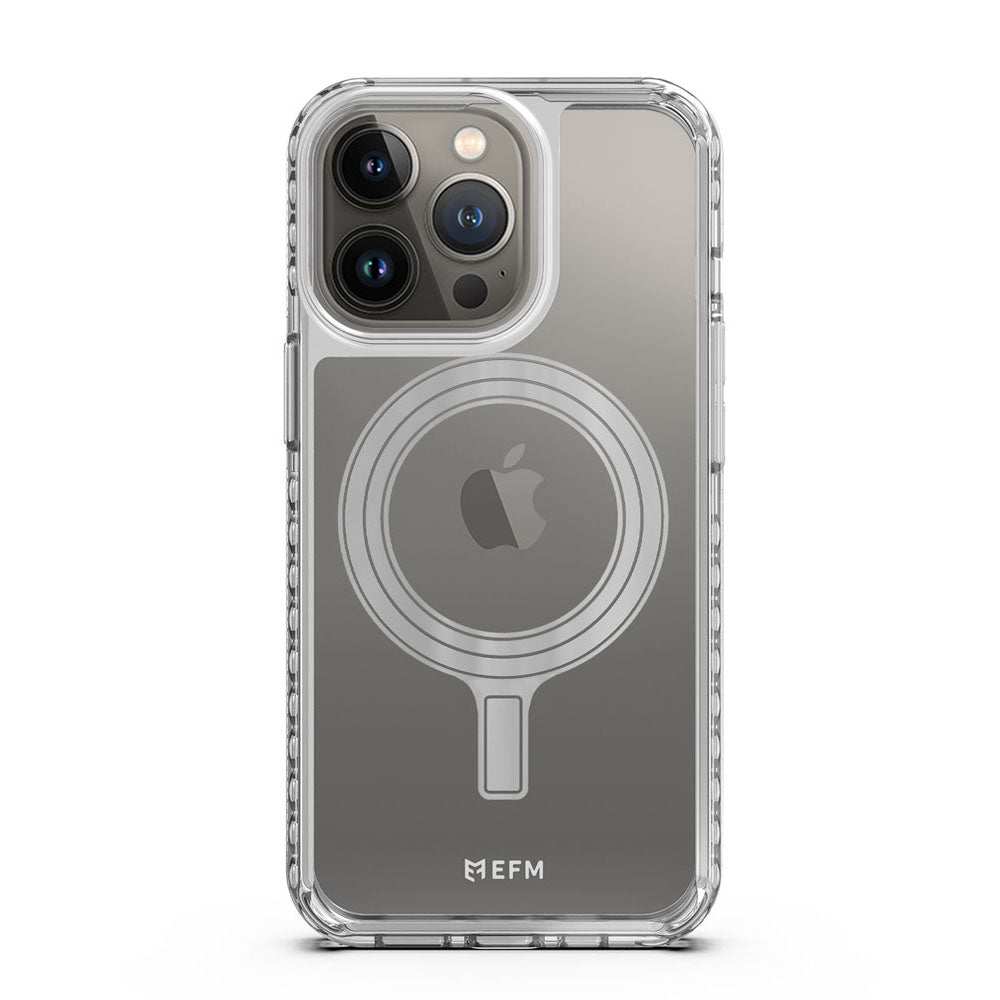 EFM Zurich Flux Case Armour Compatible with MagSafeFor iPhone 13 Pro (6.1" Pro) - Frost Clear