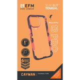 EFM Cayman Case Armour with D3O CrystalexFor iPhone 13 Pro (6.1" Pro) - Thermo Fire