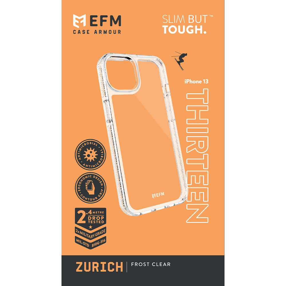 EFM Zurich  Case ArmourFor iPhone 13 (6.1") - Frost Clear