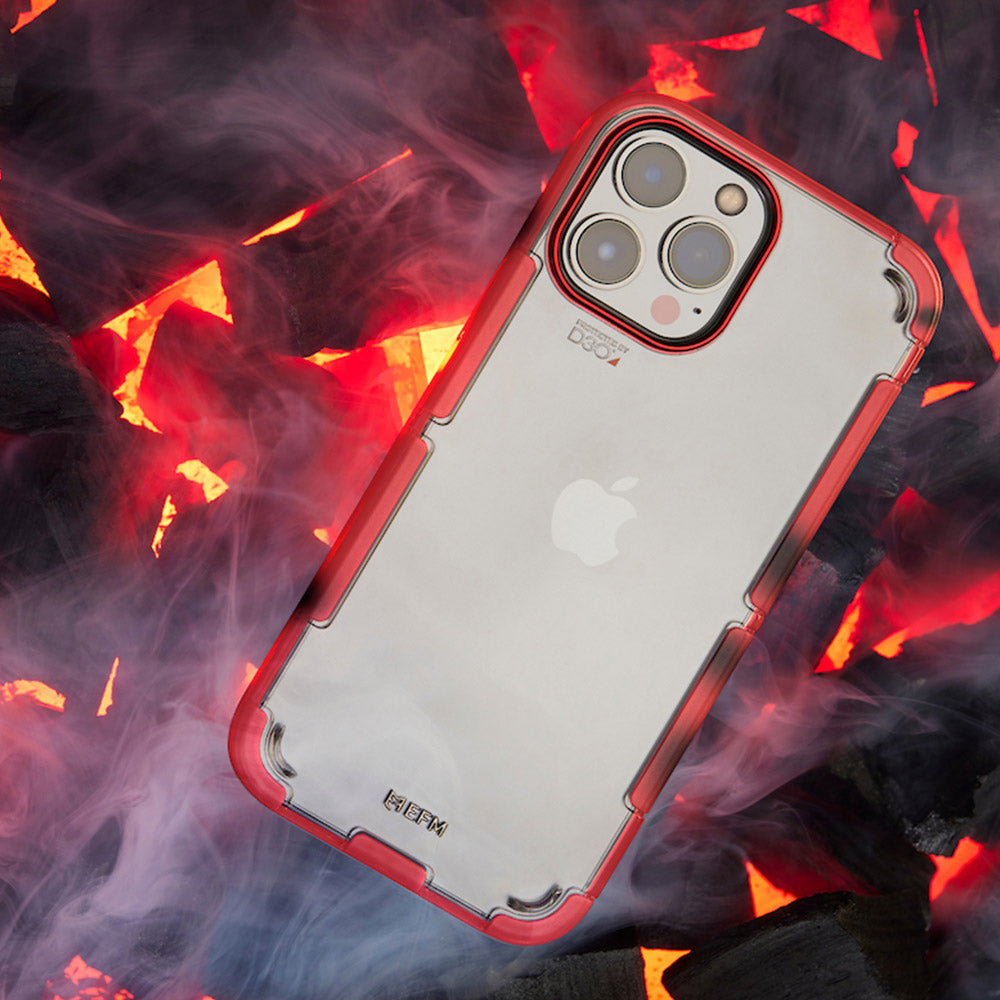 EFM Cayman Case Armour with D3O CrystalexFor iPhone 13 Pro (6.1" Pro) - Thermo Fire