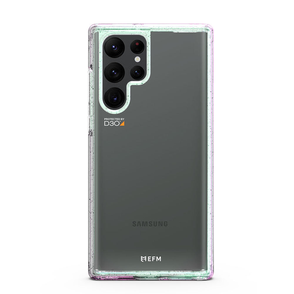 EFM Aspen Case Armour with D3O CrystalexFor Samsung Galaxy S22 Ultra (6.8) - Glitter/Pearl