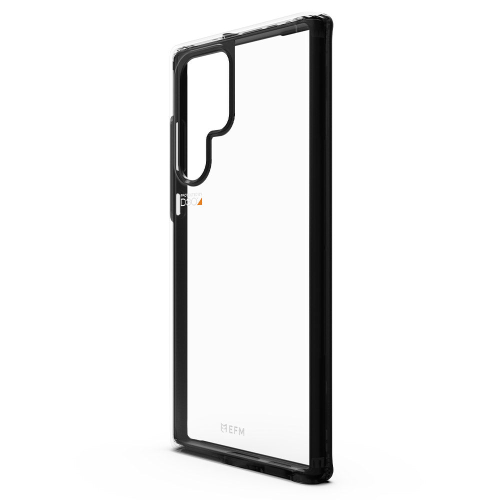 EFM Aspen Case Armour with D3O 5G Signal PlusFor Samsung Galaxy S22 Ultra (6.8) - Slate Clear