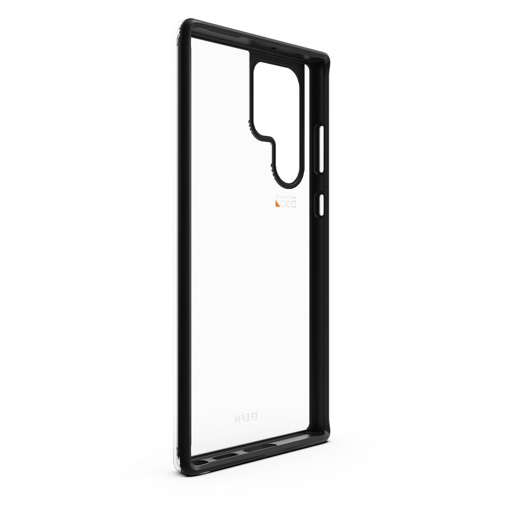 EFM Aspen Case Armour with D3O 5G Signal PlusFor Samsung Galaxy S22 Ultra (6.8) - Slate Clear