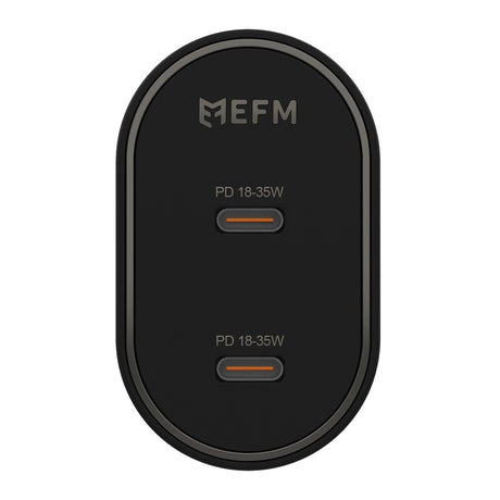 EFM 35W Dual Port Wall ChargeWith Power Delivery and PPS