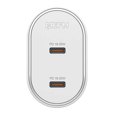 EFM 35W Dual Port Wall ChargerWith Power Delivery and PPS
