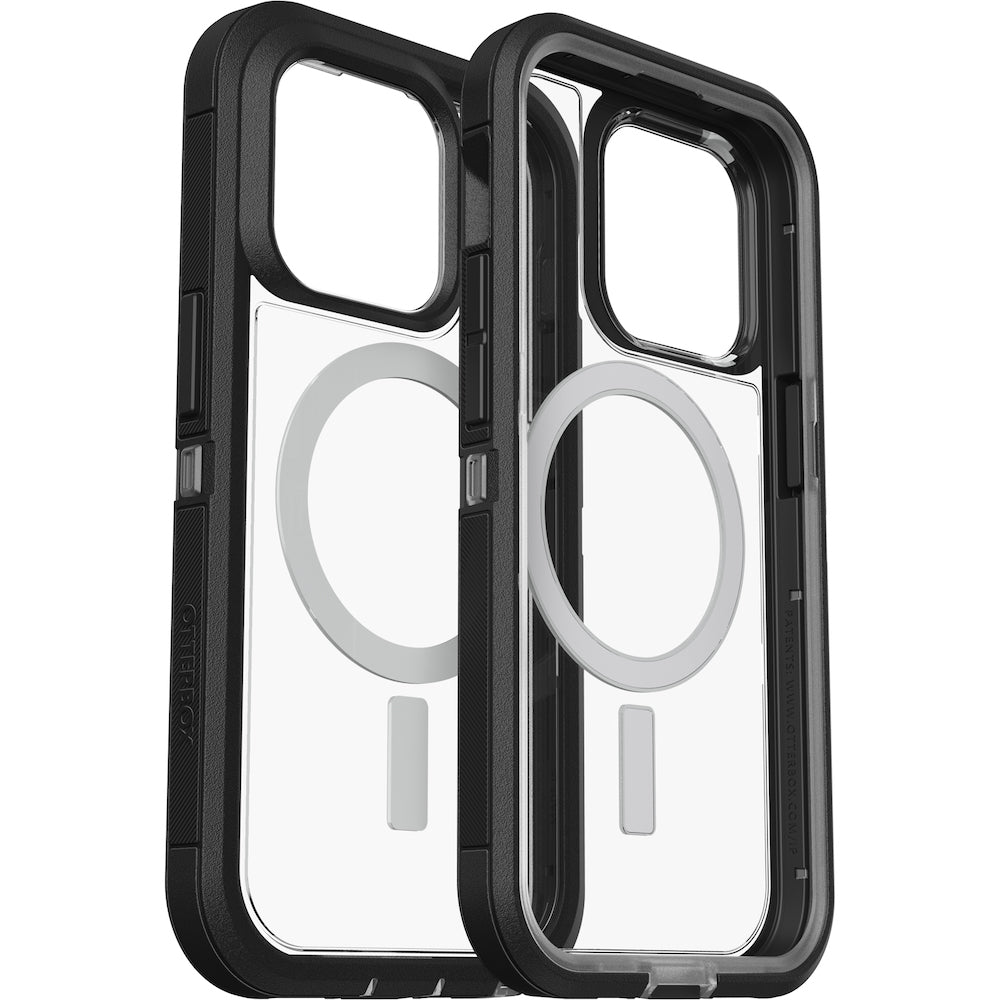 Otterbox Defender XT Clear MagSafe CaseFor iPhone 14 Pro (6.1") - Black Crystal
