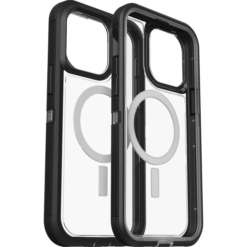 Otterbox Defender XT Clear MagSafe CaseFor iPhone 14 Pro Max (6.7") - Black Crystal