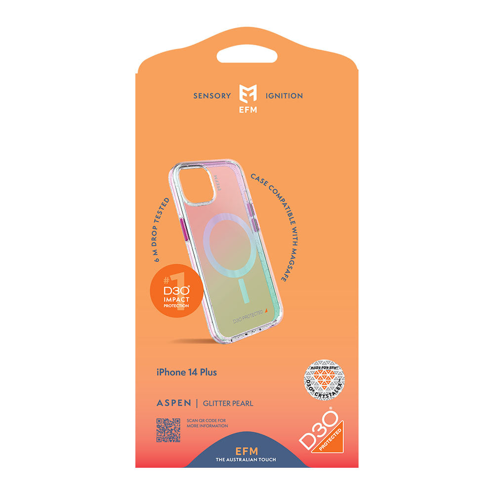 EFM Aspen Case Armour with D3O Crystalex - For iPhone 14 Plus (6.7")
