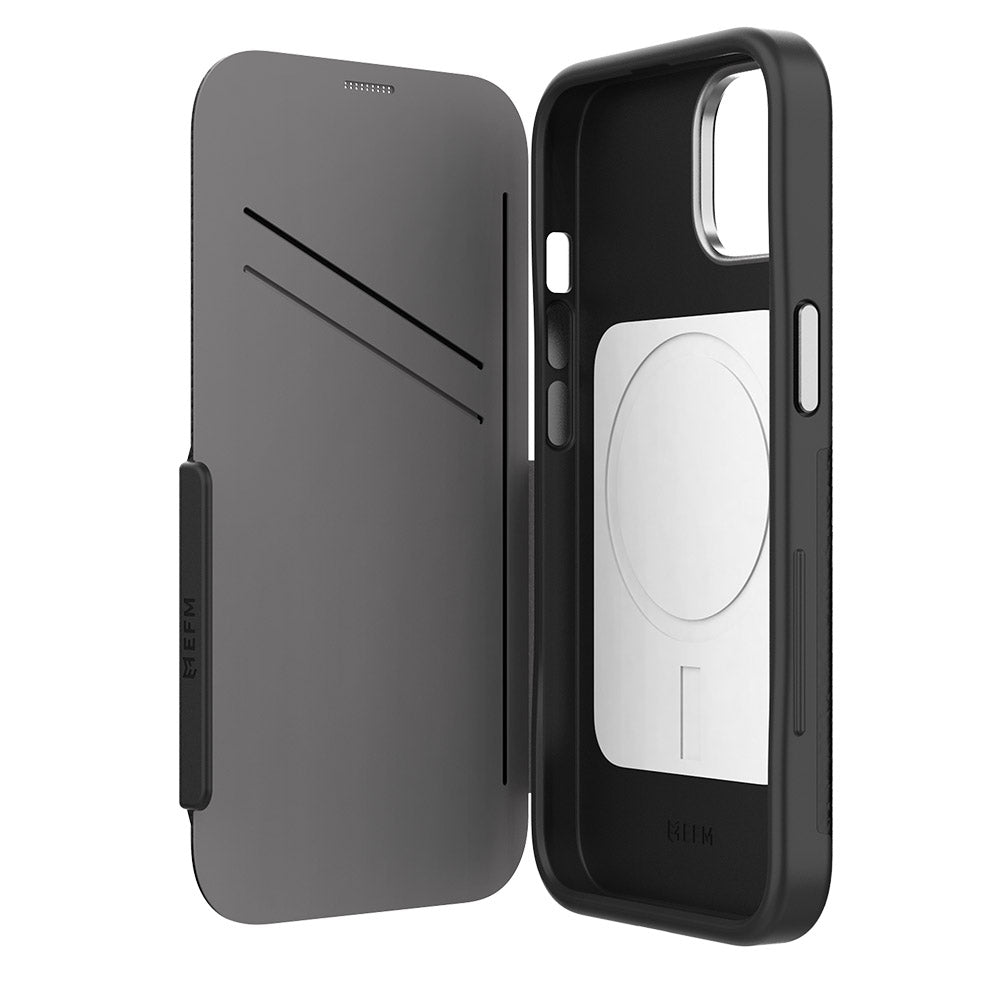 EFM Monaco Case Armour with ELeather and D3O 5G Signal Plus TechnologyFor iPhone 13 Pro (6.1")/iPhone 14 Pro (6.1")