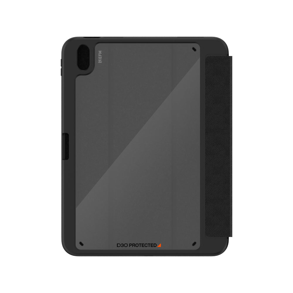 EFM Aspen Folio Case Armour with D3O & ELeatherFor iPad 10.9 (2022) - Black