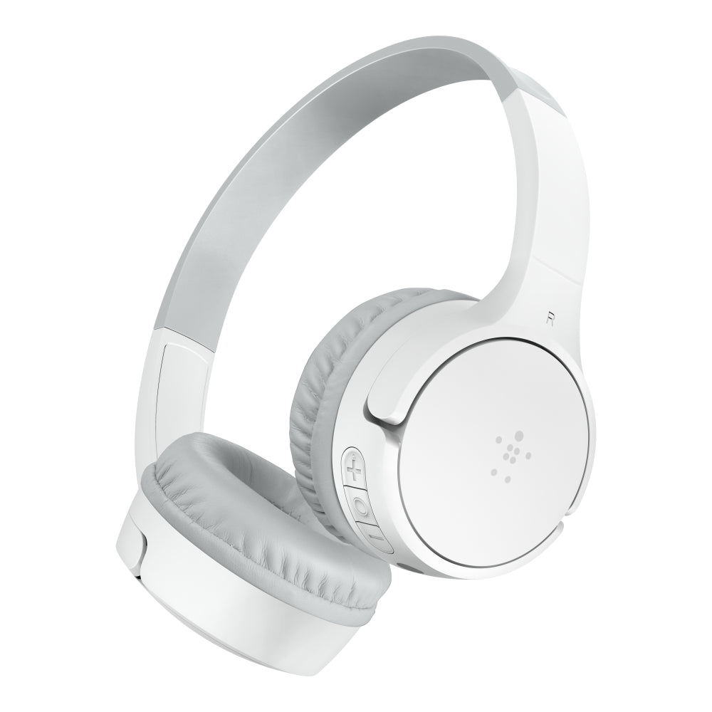 Belkin SoundForm Mini WirelessOn-Ear Headphones for Kids - White