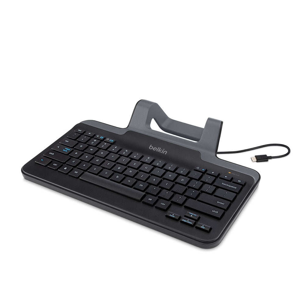 Belkin Wired Tablet Keyboard with StandFor Chrome OS (USB-C Connector)