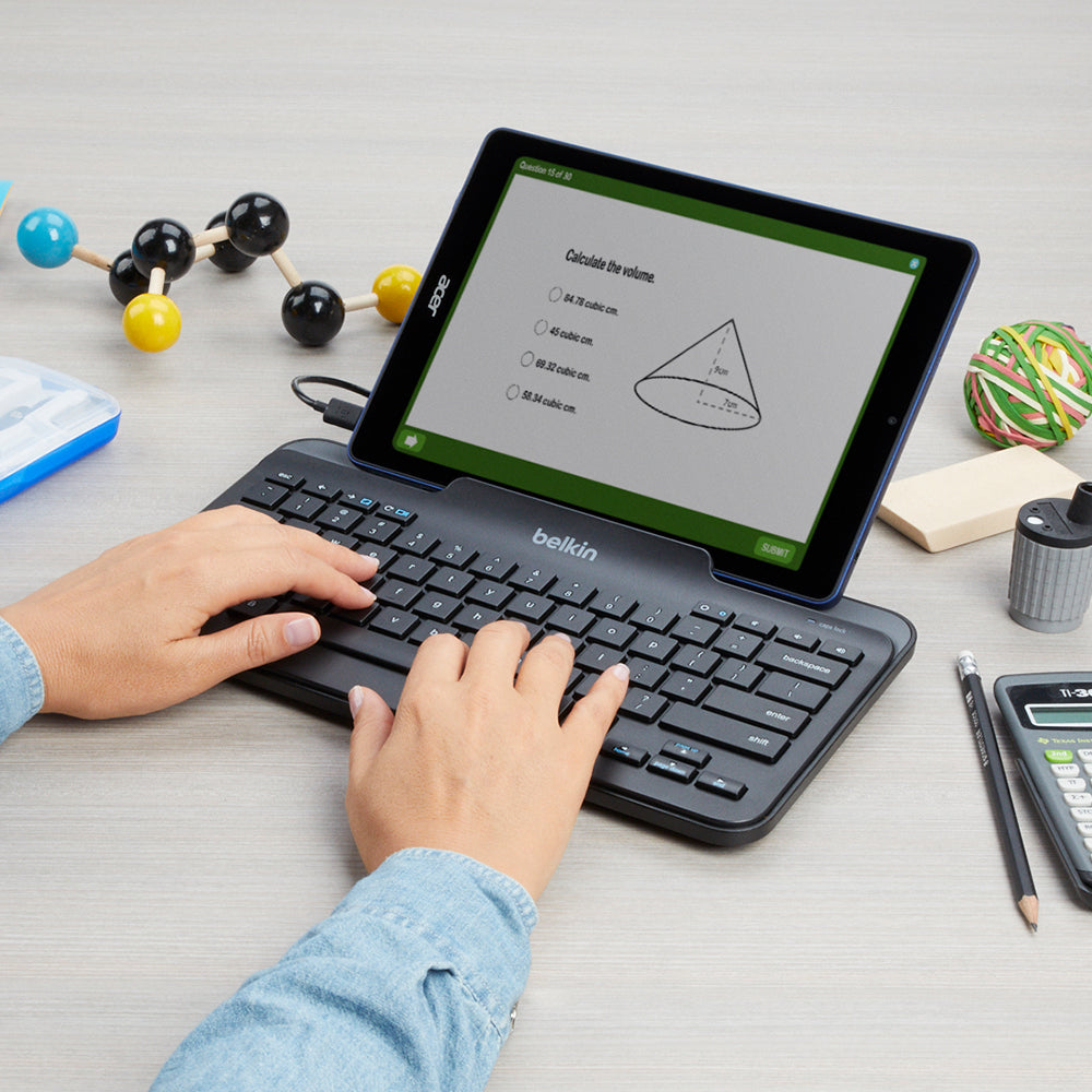Belkin Wired Tablet Keyboard with StandFor Chrome OS (USB-C Connector)