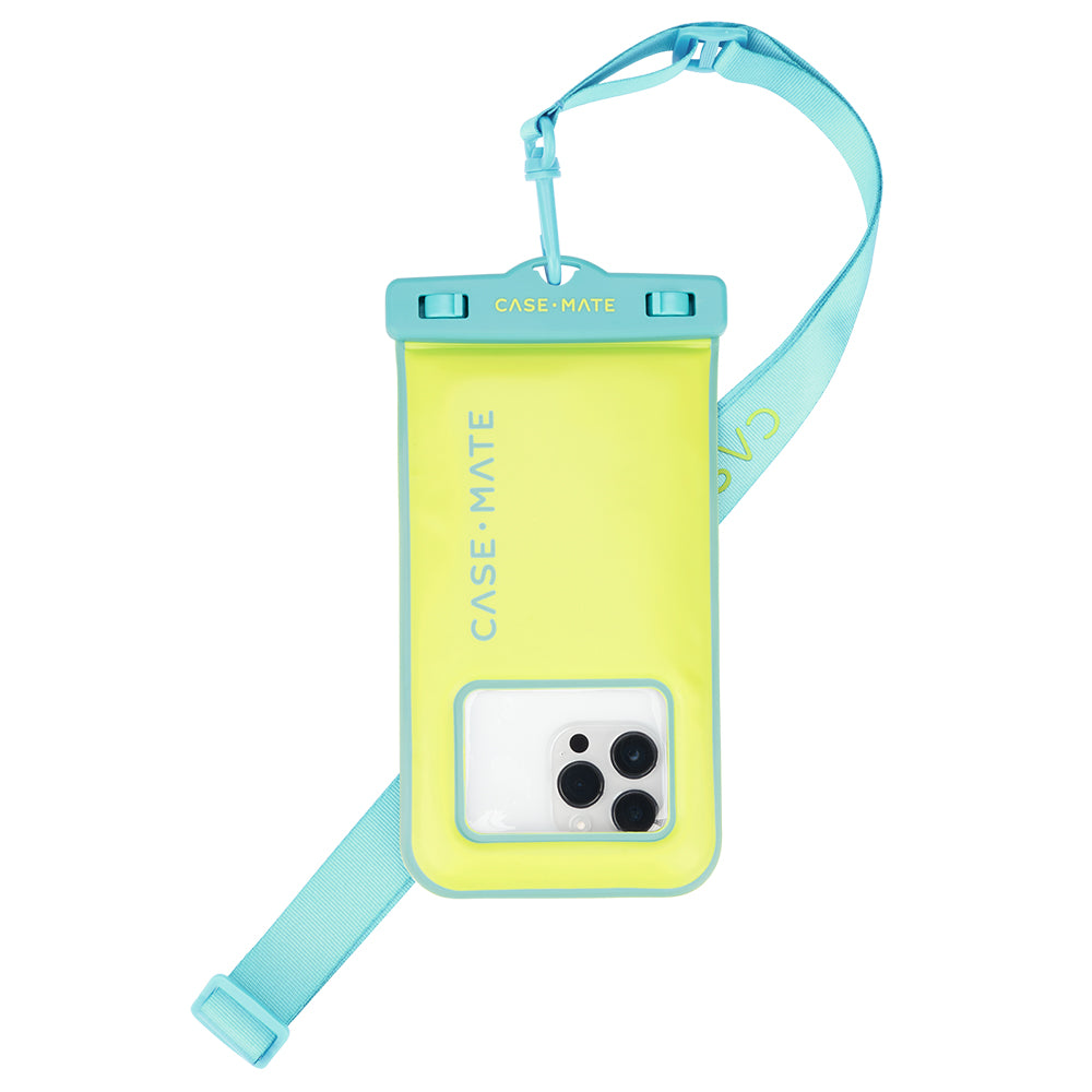 Case-Mate Waterproof Floating PouchUniversal - Lime/Blue