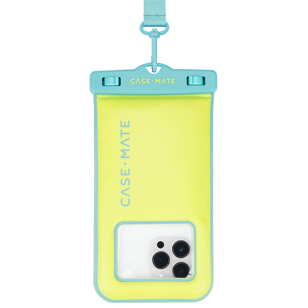Case-Mate Waterproof Floating PouchUniversal - Lime/Blue