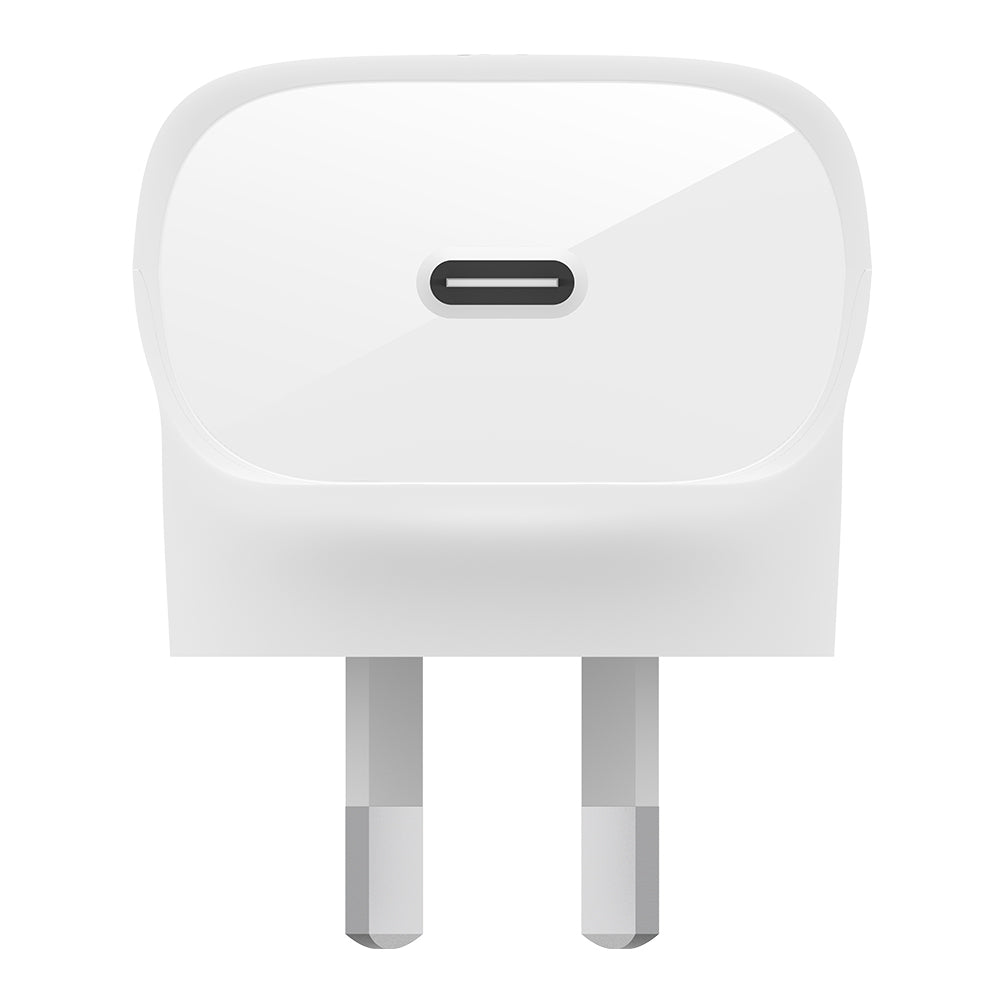 Belkin BOOSTCHARGE USB-C PD 3.0 PPS Wall Charger30W with USB-C Cable to Lightning Connector