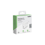 Belkin BoostCharge PRO Dual USB-C Wall Chargerwith PPS 60W - White