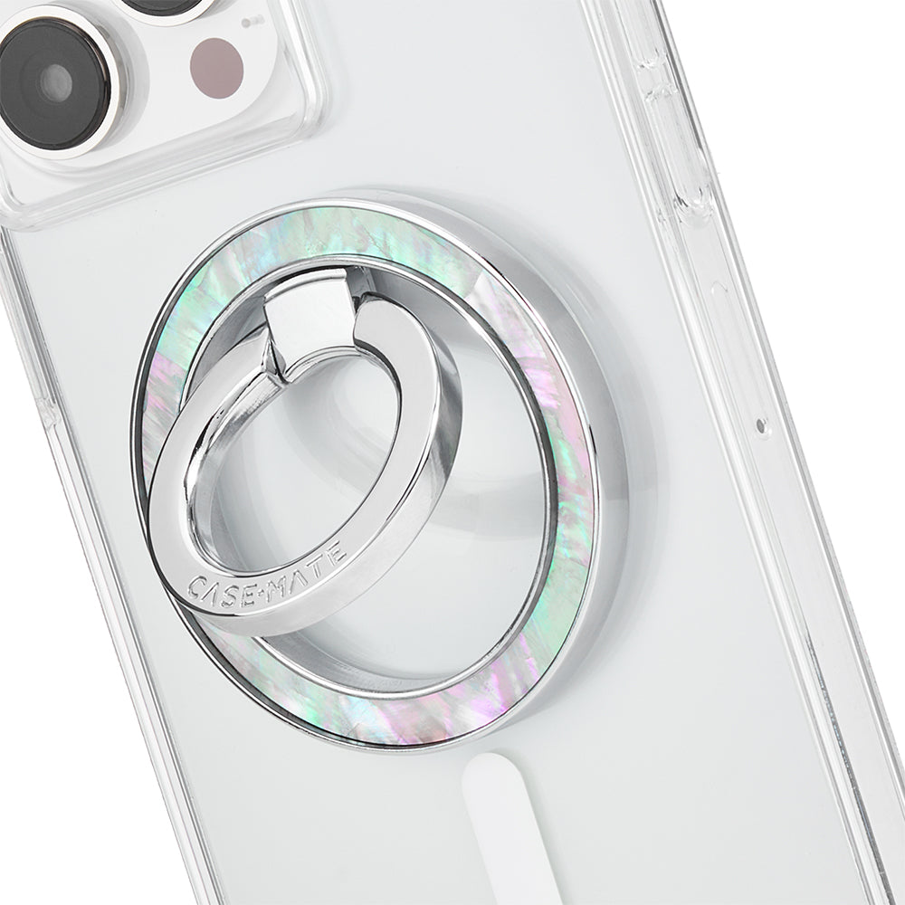 Case-Mate Magnetic Ring StandWorks with MagSafe - Mother of Pearl