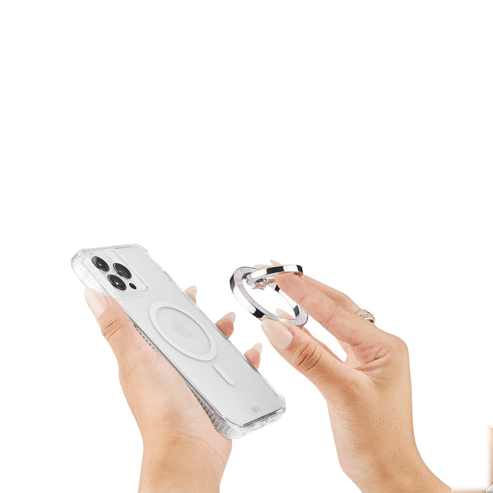Case-Mate Magnetic Ring StandWorks with MagSafe - Mother of Pearl