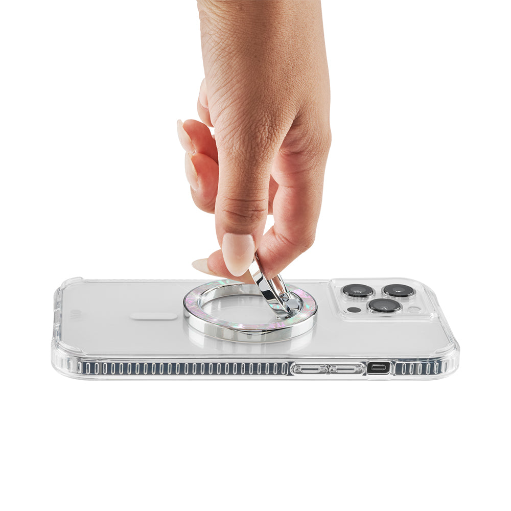 Case-Mate Magnetic Ring StandWorks with MagSafe - Mother of Pearl