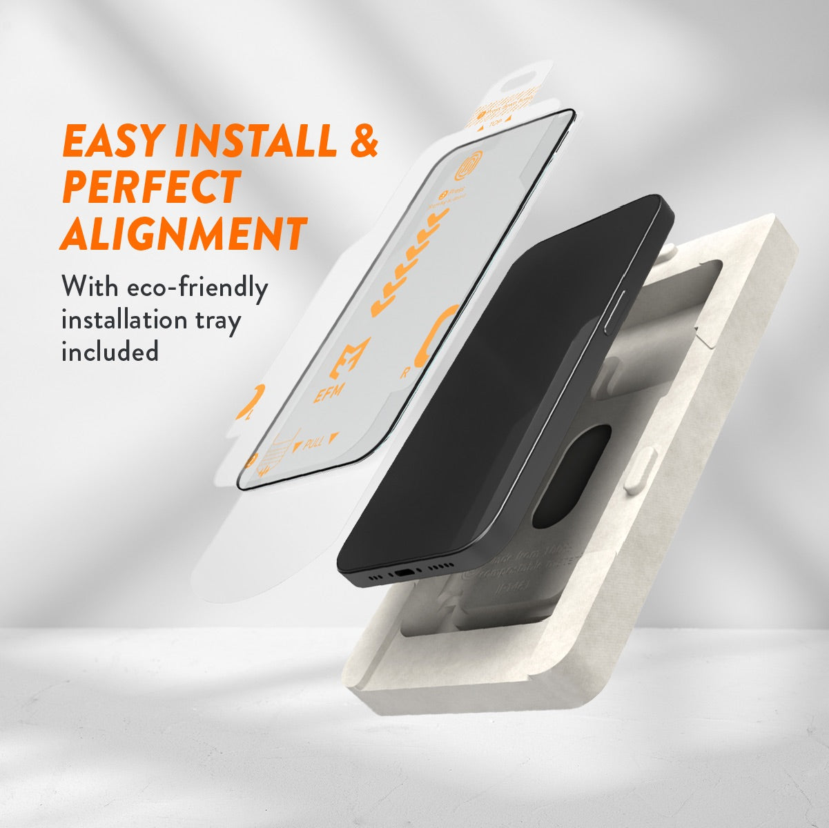 EFM Privacy Glass Screen ArmourFor iPhone 15