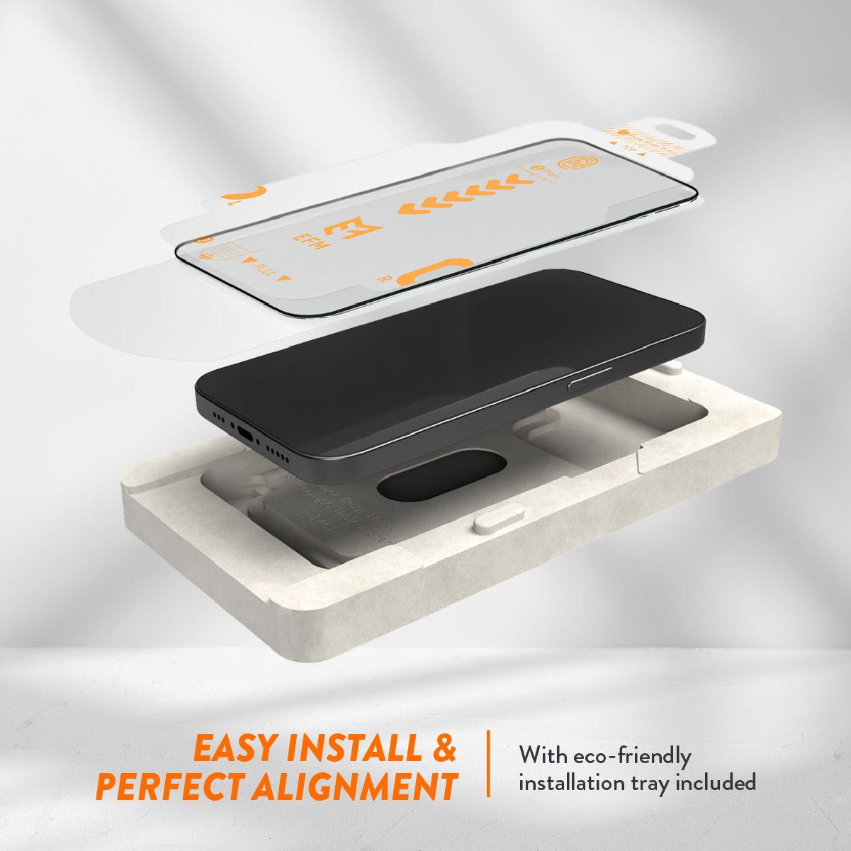 EFM Privacy Glass Screen ArmourFor iPhone 15 Pro